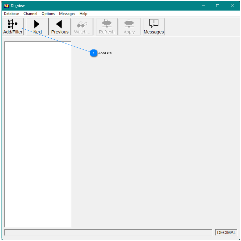 Db_view graphical interface